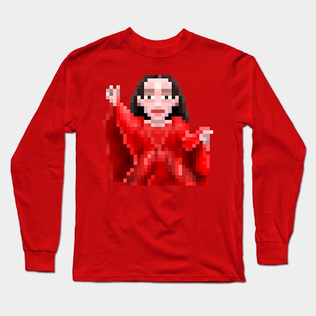 16-Bits Madame Blanc Long Sleeve T-Shirt by badpun